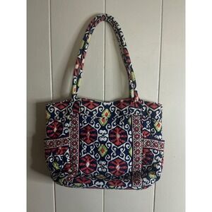 Vera Bradley Tote Bag Women's Quilted Geometric Pattern Shoulder Handbag